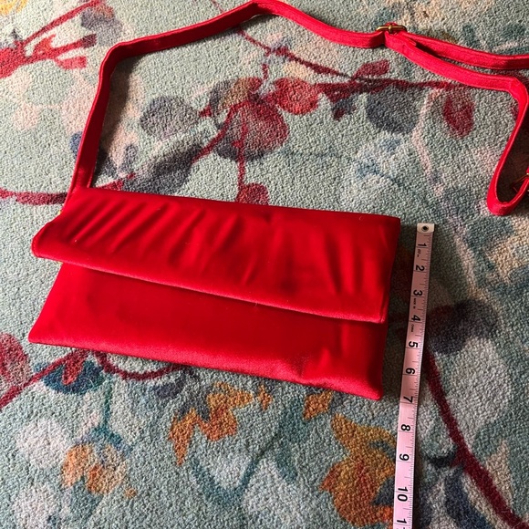 Street Level Vibrant Red Clutch/Purse - Picture 9 of 9